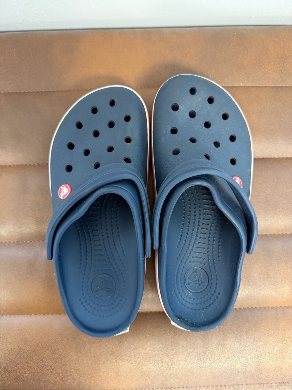 Navy Blue Clogs - Crocs Style